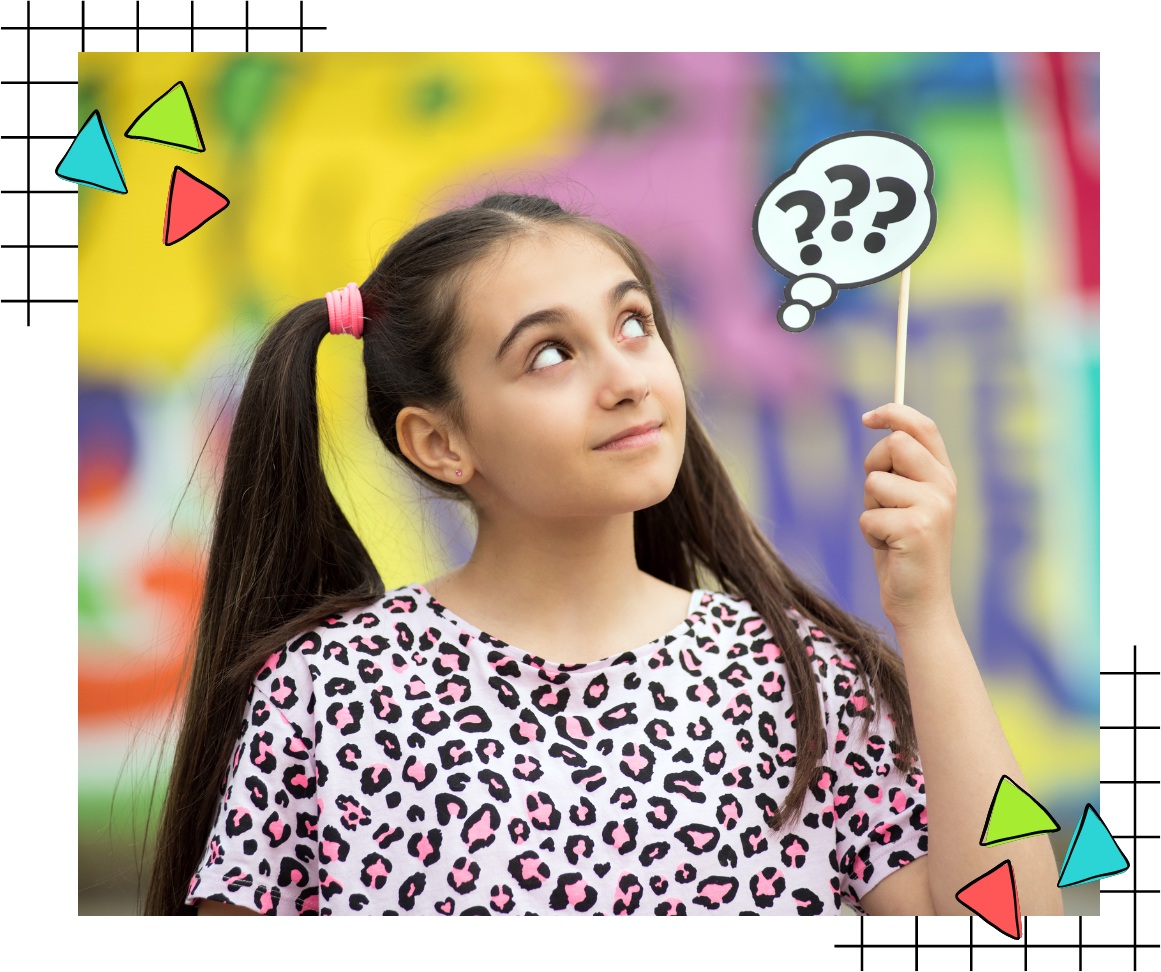 photo of girl thinking