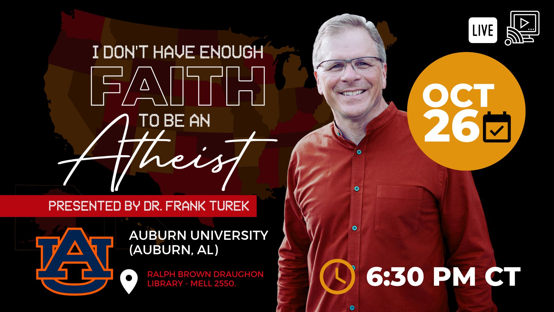 I Don't Have Enough Faith to Be an Atheist with Dr. Frank Turek